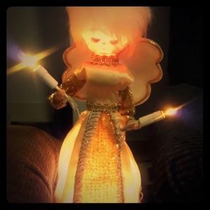 Vintage GE Angle Tree Topper or Table Decoration